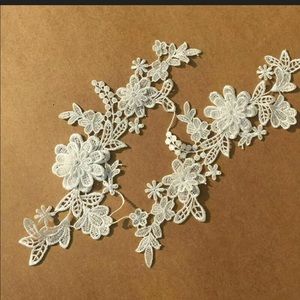 New Set 6Pc Lace Appliqués